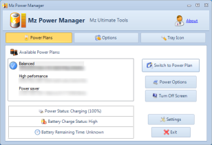 Mz Power Manager screenshot Mz Power Manager screenshot